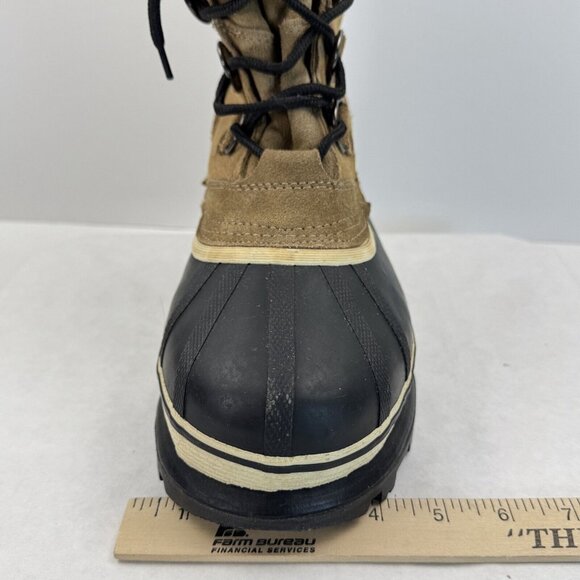 Ozark Trail Mens Camel Black Griz 08 Winter Boots Leather Thinsulate Size 8 - Picture 14 of 15